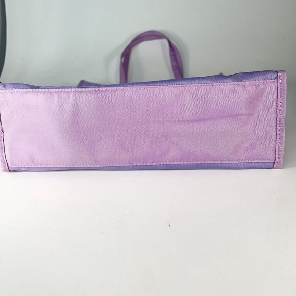 Clinique MakeUp Cosmetic Travel Carry Tote Bag Storage Lavender Purple New - Picture 6 of 12